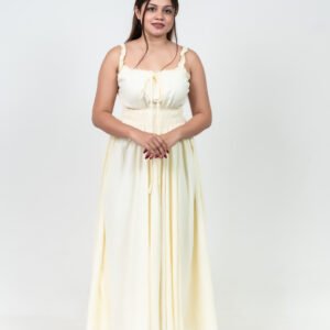 Vanilla Glow Maxi Dress