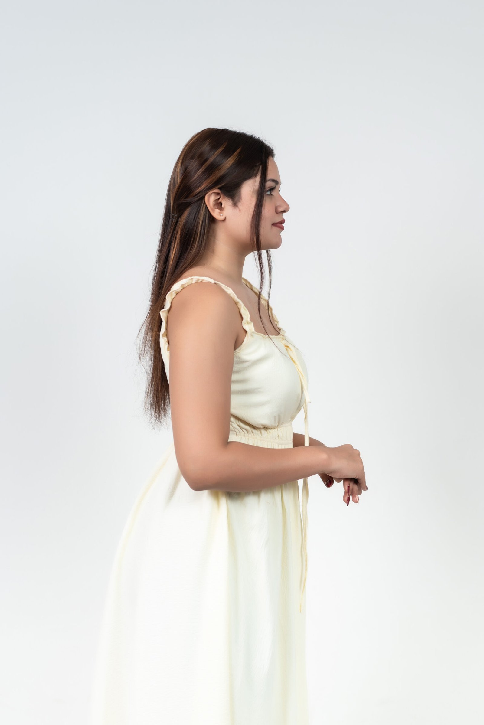 Vanilla Glow Maxi Dress