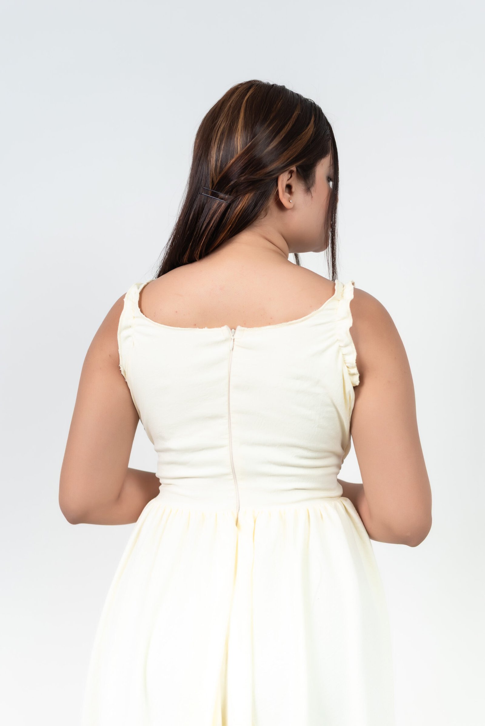 Vanilla Glow Maxi Dress