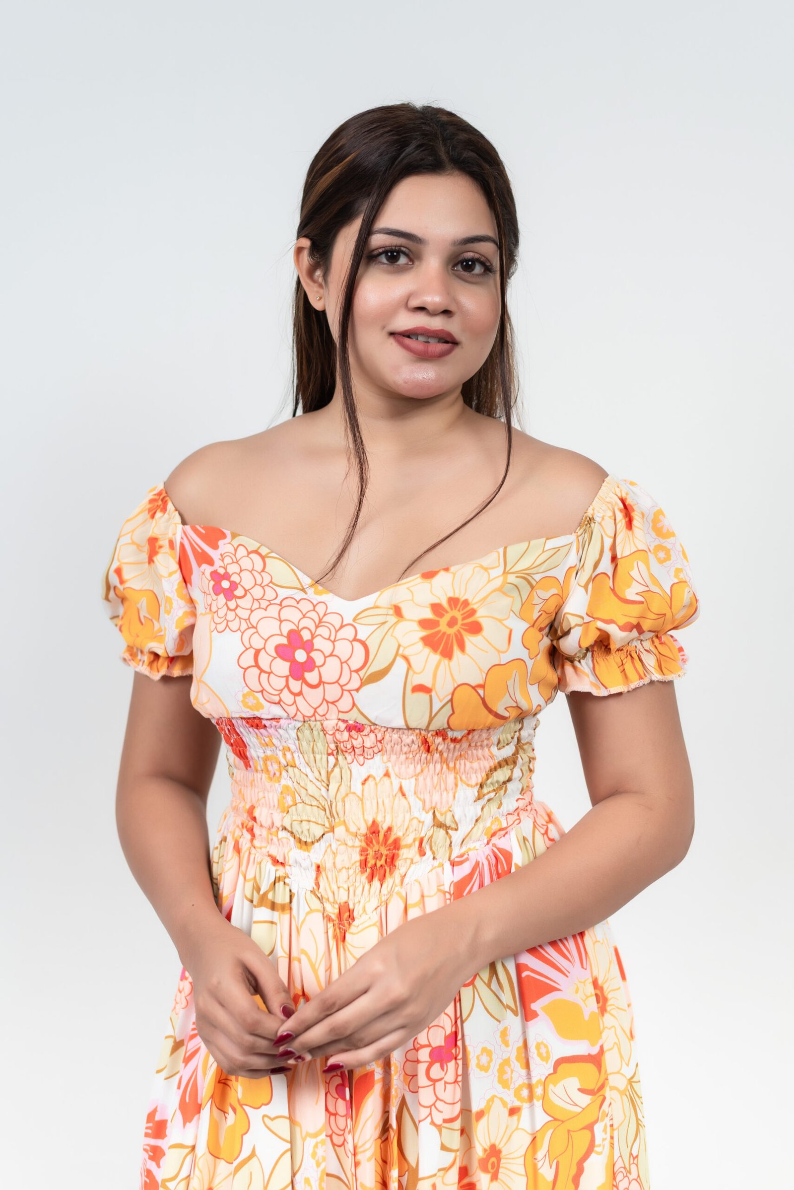 Sunset Bloom Maxi Dress