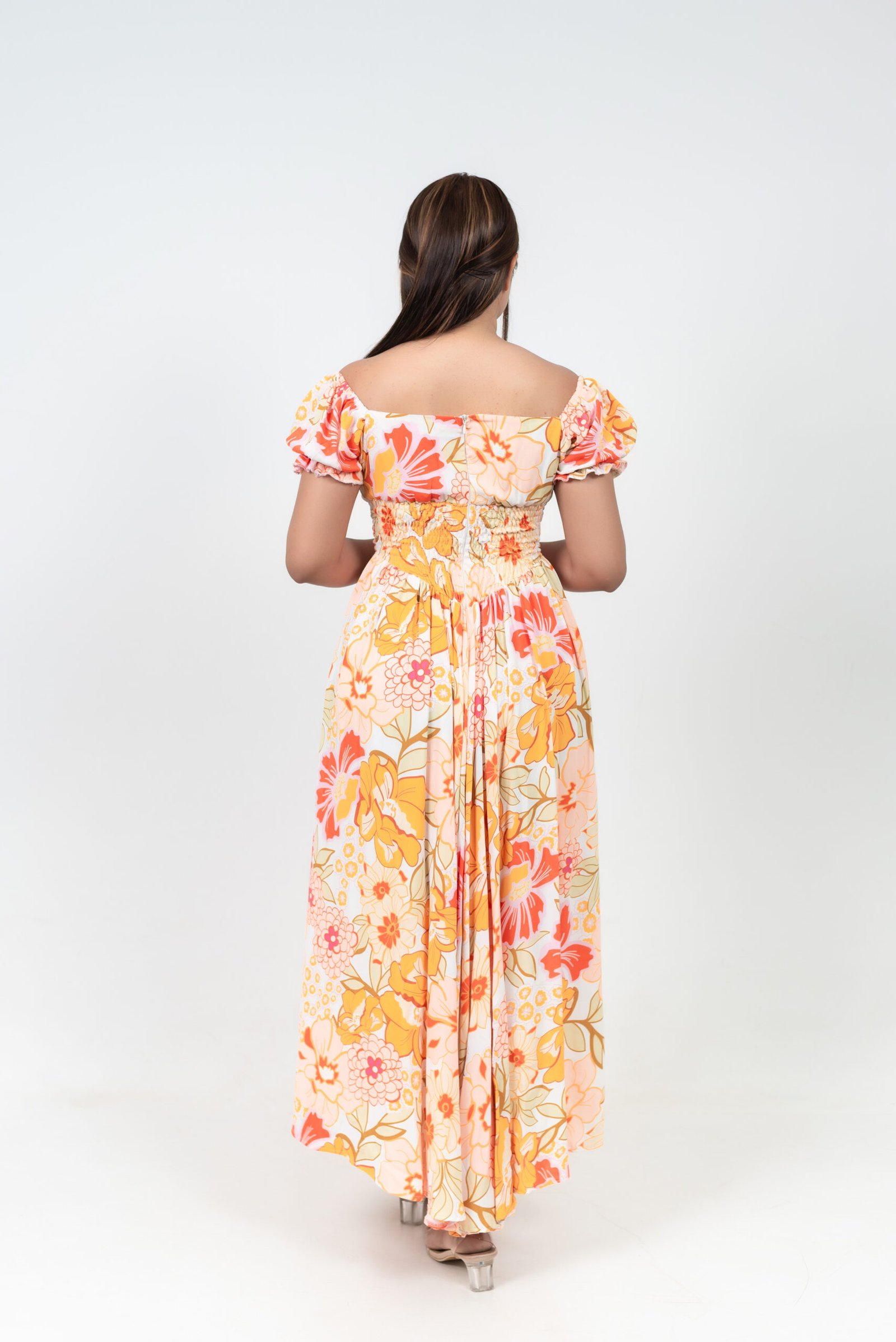 Sunset Bloom Maxi Dress